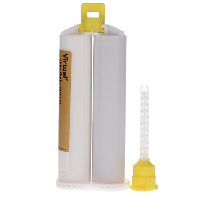 Virtual Impression Material, Light Body, Fast Set, 50 ml, 2/Pk, 562830
