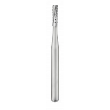 Standard Operative Carbide Burs, FG, Straight Round End Cross Cut Fissure, # 1557, 100/Pk, 13559