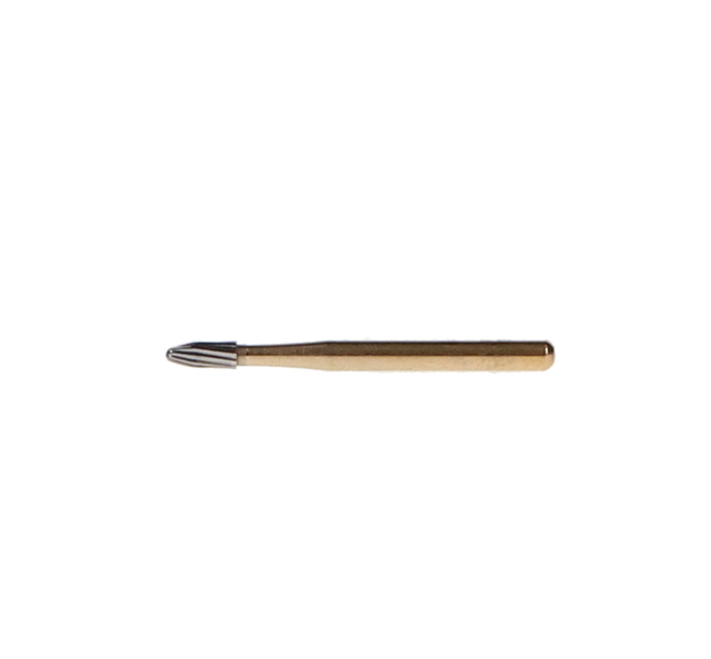 12-Blade Trimming & Finishing Carbide Burs, FG, Egg, # 7404, 5/Pk, 15106-5