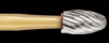 20-Blade Trimming & Finishing Carbide Burs, FG, Football, # 8379G, 5/Pk, 15380-5