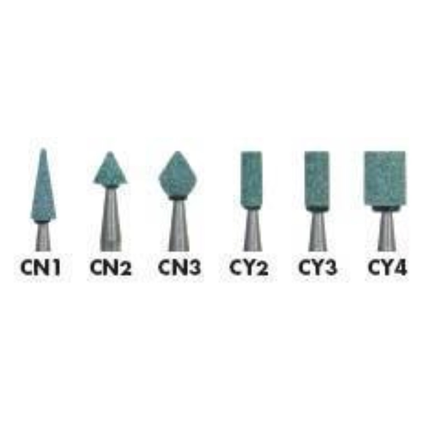 Dura-Green Stones, FG, Cone, # 024 (CN1), Green, 12/Pk, 0101