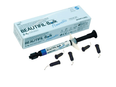 Beautifil Bulk Flowable, Light-Cure, Syringe Refill, 2.4 g, Universal, 1/Pk