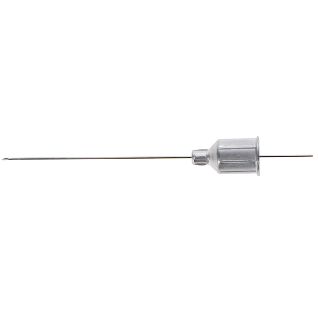 Monoject Needles, Metal Hub, # 401, Ga 27, Long, Yellow, 100/Pk, 401056