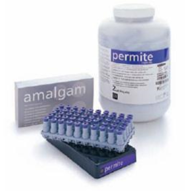 Permite Dispersed Amalgam Capsules, 1 Spill, Slow Set, 400 mg, 50/Pk, 4001404