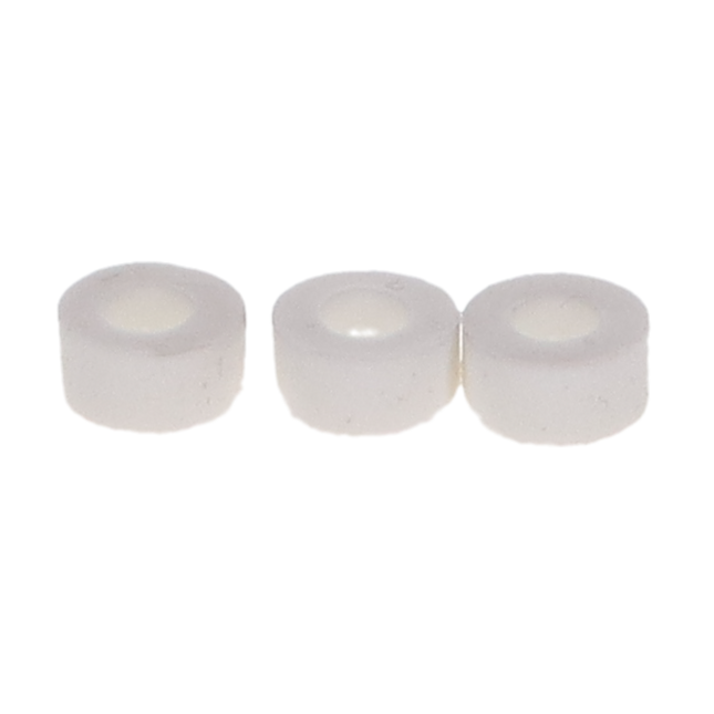 Silicone Code Rings, Standard, 1/8" x 1/8", White, 100/Pk, CR1