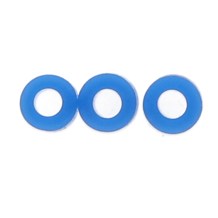 Code Rings Silicone Standard 100/Pk Blue