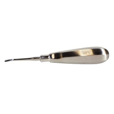 Luxating Elevator, Curved, Single-End, Large Stainless Steel Handle, # 3, 1/Pk, 1003348