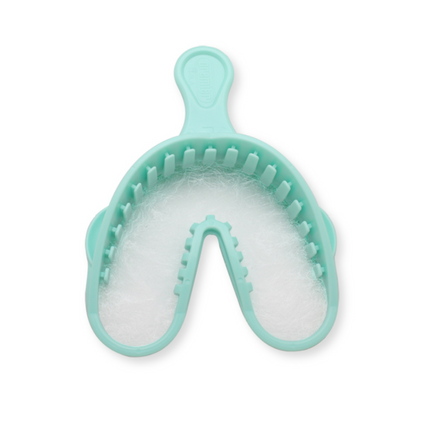 Alfa Triple Tray Impression Trays, Large, Green, 24/Pk, 1006333