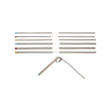 Compo-Strip Diamond Finishing Strips, Single-Sided, 150UF, 3.75 mm, 20 Micron, Yellow, 6/Pk, 2013117
