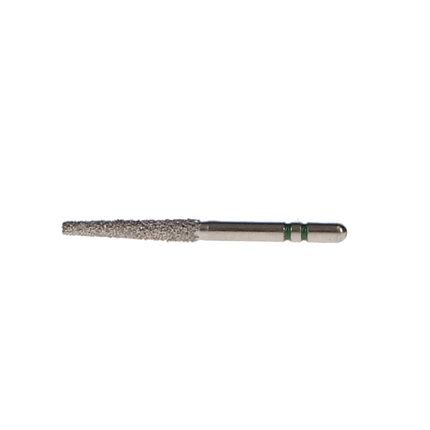 Two Striper Diamond Burs, FG, Flat-End Taper, 703.10, 1.8 mm, Coarse, Green, 5/Pk, 2015347