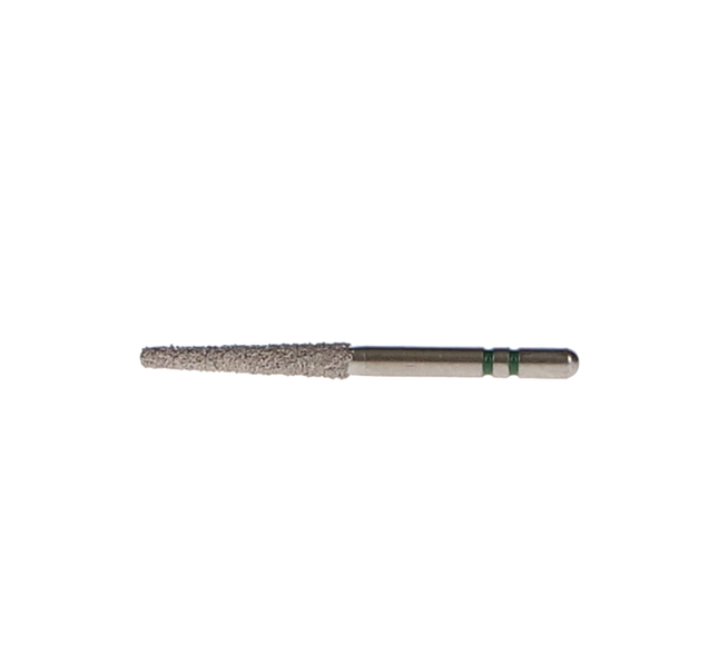 Two Striper Diamond Burs, FG, Round-End Taper, 770.10, 1.8 mm, Coarse, Green, 5/Pk, 2015459