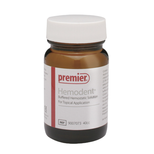 Hemodent Topical Hemostatic Solution, Buffered Aluminum Chloride, 40 cc, 1/Pk, 9007073
