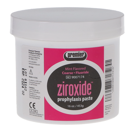 Ziroxide Prophy Paste, 1 lb, Coarse, Mint, 1/Box, 9007174