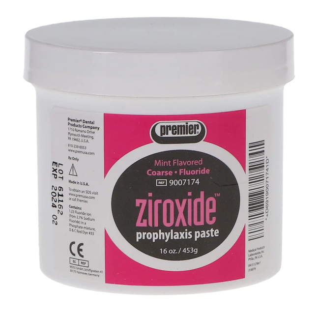 Premier - Ziroxide w/Fluoride Coarse 1-1lb. Jar