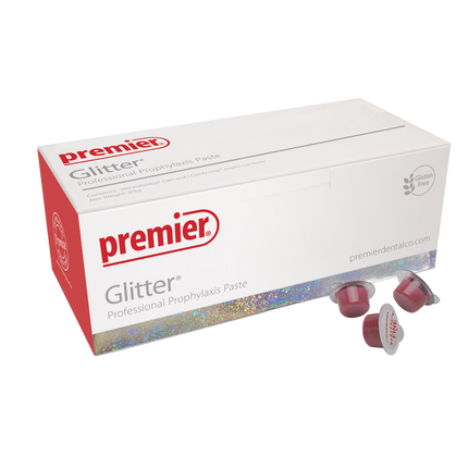 Glitter Prophy Paste, Coarse, Strawberry, 200/Box, 9007424