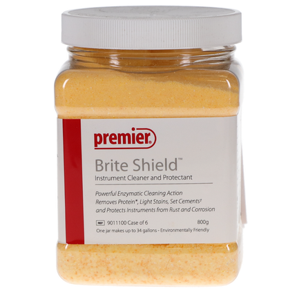 Brite Shield Instrument Cleaner and Protectant, 800 g, 1/Pk, 9011100