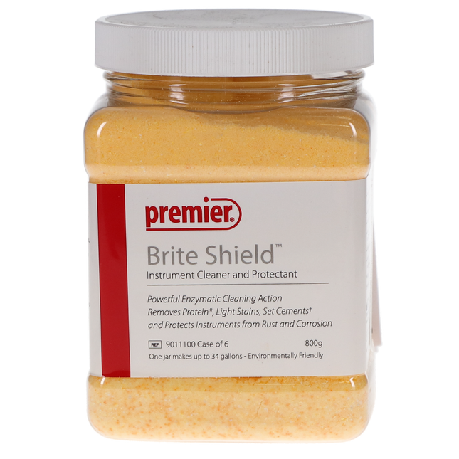 Brite Shield Instrument Cleaner and Protectant, 800 g, 1/Pk, 9011100