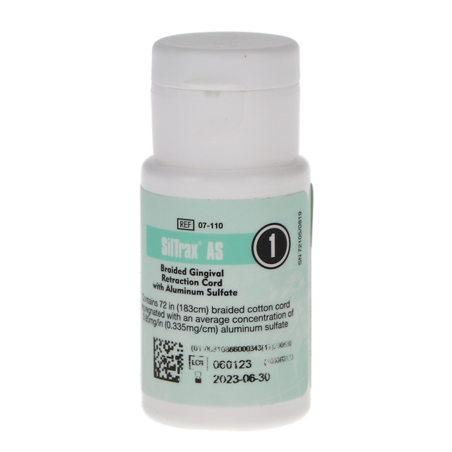 SilTrax AS Braided Retraction Cord, # 9/1, Medium, 1/Pk, 07-110