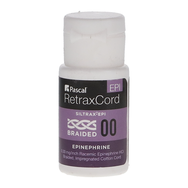 SilTrax EPI Braided Retraction Cord, # 7/00, Ultra Thin, 1/Pk, 07-197