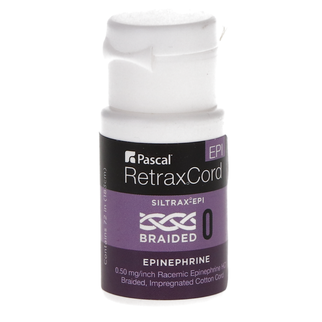 SilTrax EPI Braided Retraction Cord, # 8/0, Thin, 1/Pk, 07-200