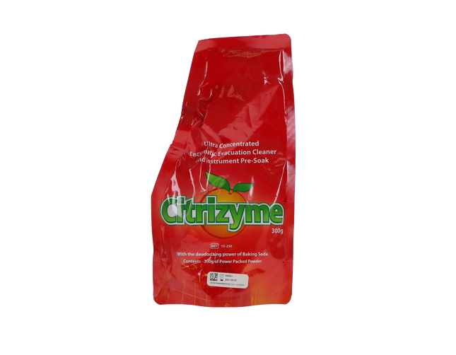 Citrizyme Enzyme Evacuation System Cleaner, Powder, 300 g, 1/Pk, 15-250
