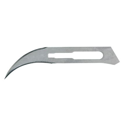 Stainless Steel Surgeon Blade, Sterile, # 12B, 100/Box, 4-312B