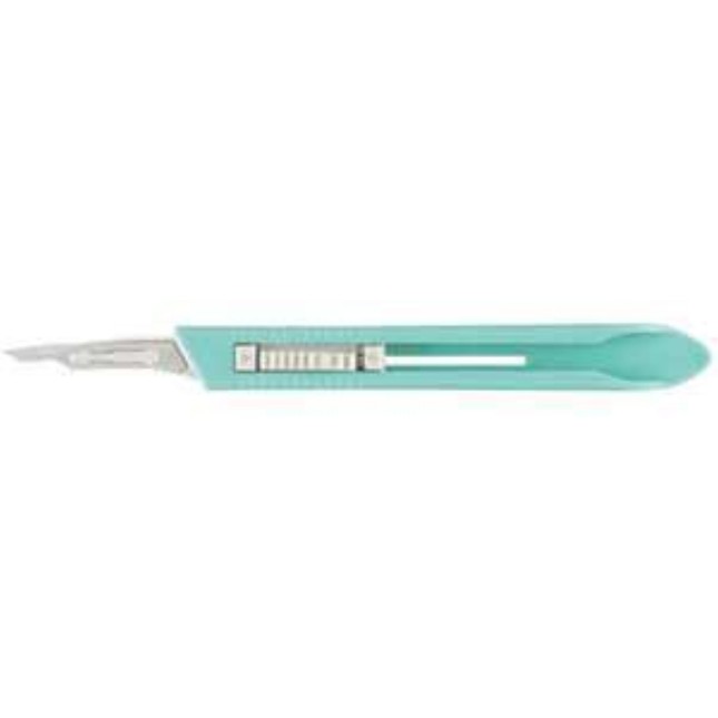 Disposable Safety Scalpels, Sterile, # 15, 10/Pk, 4-515