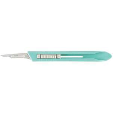 Disposable Safety Scalpels, Sterile, # 15C, 10/Pk, 4-515C