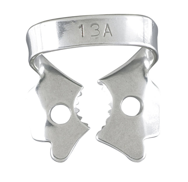 Rubber Dam Clamp, # 13A, Winged, Lower Molars, 1/Pk, 76D-13A