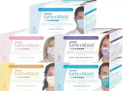 Medicom - Safe-Mask Earloop Pink 50/Bx ASTM 1