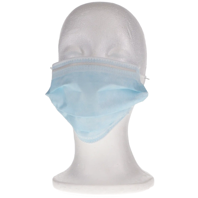 Medicom - Safe-Mask Premier - Elite, Earloop - Blue 50/Bx