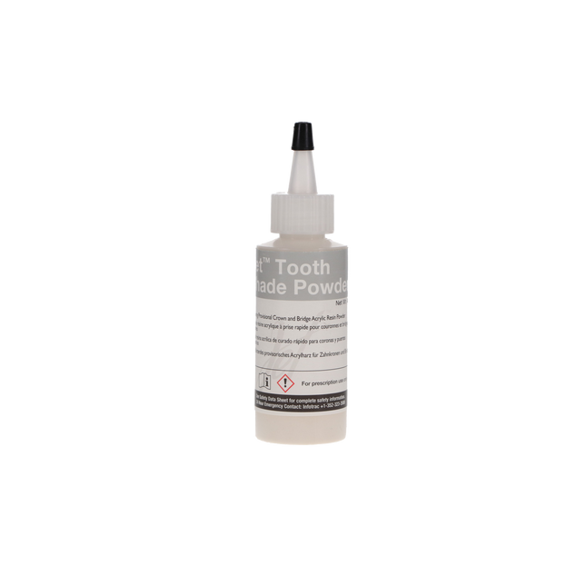Jet Tooth Shade Temporary C&B Acrylic Resin, Powder, # 69, 2 oz, C2, 1/Pk