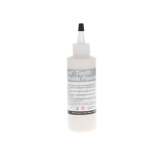 Jet Tooth Shade Temporary C&B Acrylic Resin, Powder, # 69, 4 oz, C2, 1/Pk