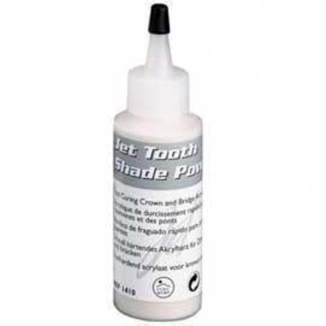 Jet Tooth Shade Temporary C&B Acrylic Resin, Powder, # 60, 16 oz, A1, 1/Pk