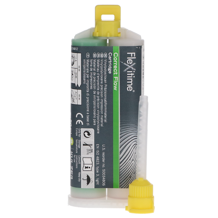 Flexitime VPS Precision Impression Material, Cartridge Refill Pack, Correct Flow, 50 ml, 2/Pk, 50034806