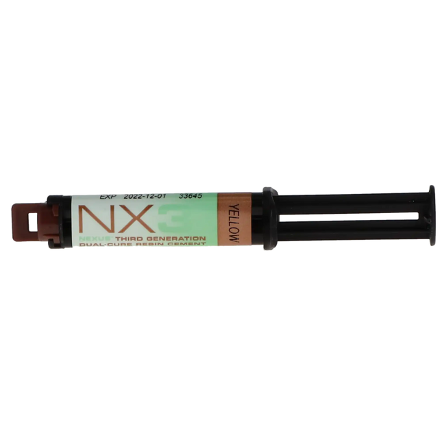 NX3 - Dual-Cure, Syringe, 5g - Yellow