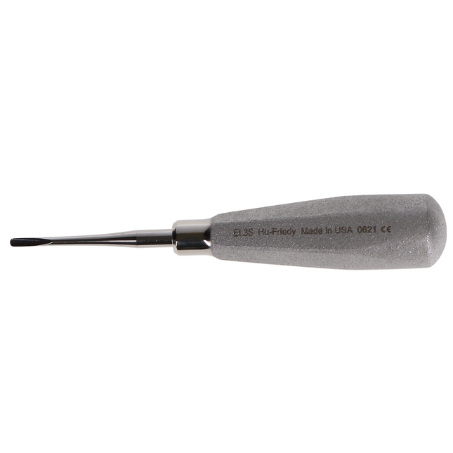 Luxating Elevator, Straight, Wide Large Tapered Hexagon Handle, 3 mm, 1/Pk, EL3S