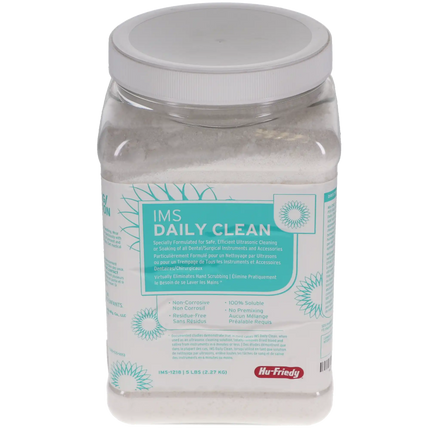 Hu-Friedy - IMS Daily Clean (5 lb, 2.27kg) Tub, Makes 160 gallons