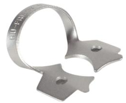 Rubber Dam Clamp, # 7, Lower Molars, Satin Steel, 1/Pk, RDCM7