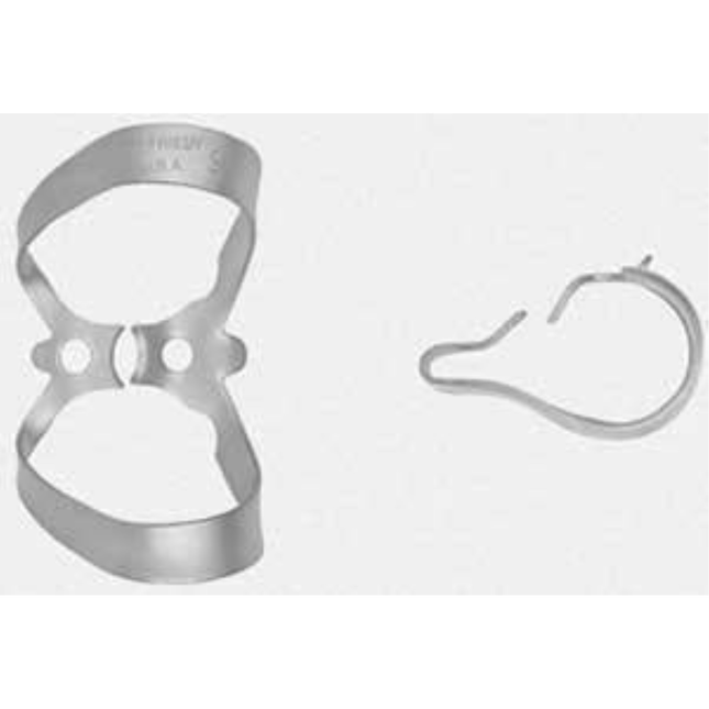 Rubber Dam Clamp, # 9, Anterior, Satin Steel, 1/Pk, RDCM9