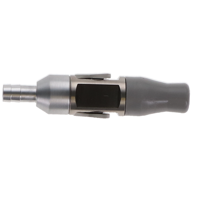 Bull Frog Saliva Ejector Valve, with Swivel Tubing Adapter and Silicone Tip, Aluminum, 1/Pk, B11119