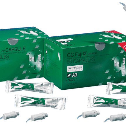 Fuji IX GP Glass Ionomer Restorative, Self-Cure, Regular Set, 1:1 Standard Pack, 15 g, A2, 1/Pk