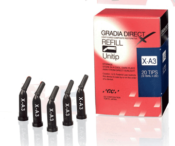 Gradia Direct, Unitip Refill, 0.16 ml, A2, 20/Pk