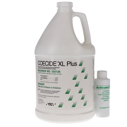 Coecide XL Plus 3.4% Alkaline Glutaraldehyde, 1 Gal, 1/Pk