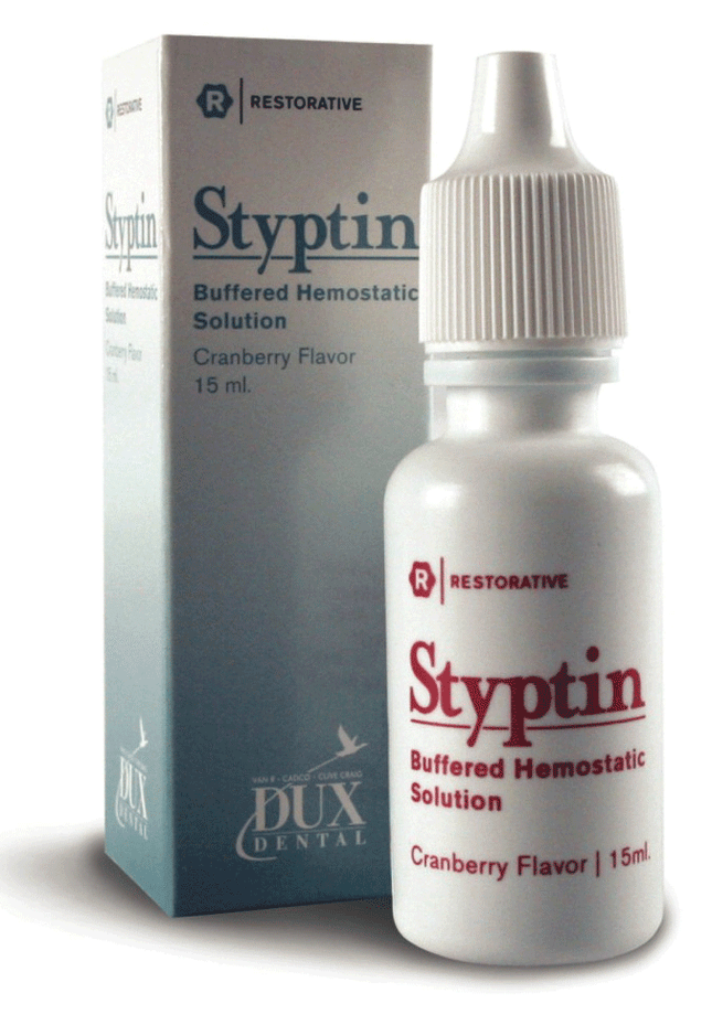 Styptin, 20% Buffered Aluminum Chloride, 15 ml, Cranberry, 1/Pk