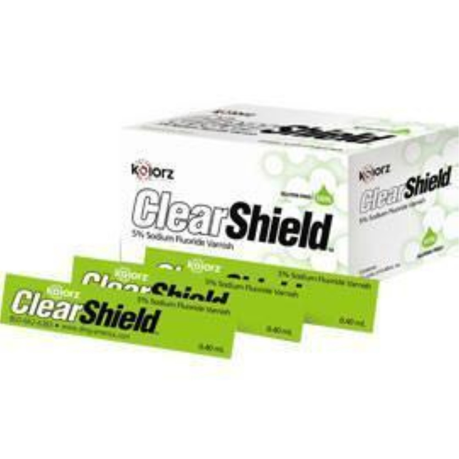 Kolorz ClearShield Fluoride Varnish, 5% NaF, Watermelon, 200/Pk, 799502