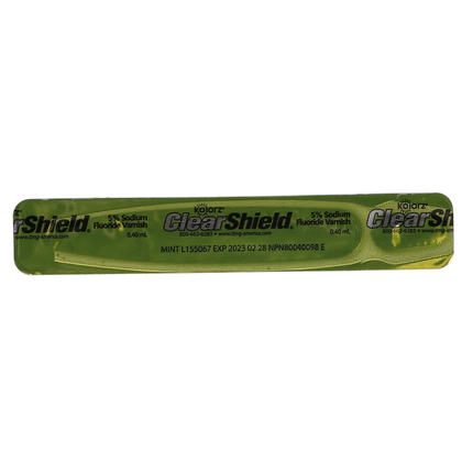 Kolorz ClearShield Fluoride Varnish, 5% NaF, Mint, 200/Pk, 799507