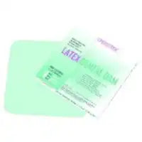 Crosstex - Dental Dam Medium Green 6" X 6" Mint 36 Sheets/Bx