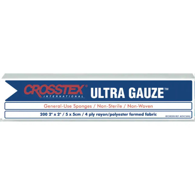 Crosstex - Ultra Gauze Sponges - 2x2 4ply N/S Non-Woven 5000/Cs