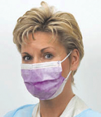 Isofluid Earloop Masks, Blue, 50/Pk, GCIBL